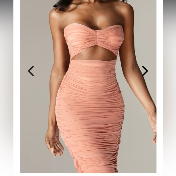 NWT Aliava Nelsi strapless midi dress - Picture 8 of 8